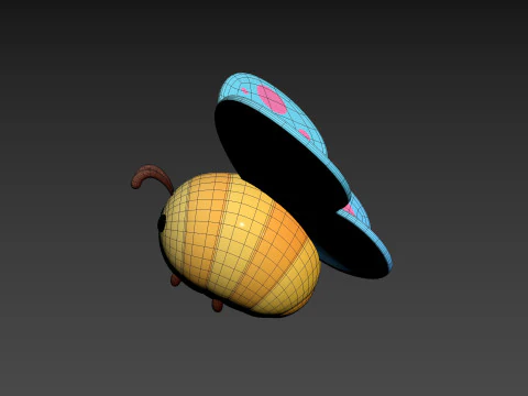 Character328 Butterfly 3D Model