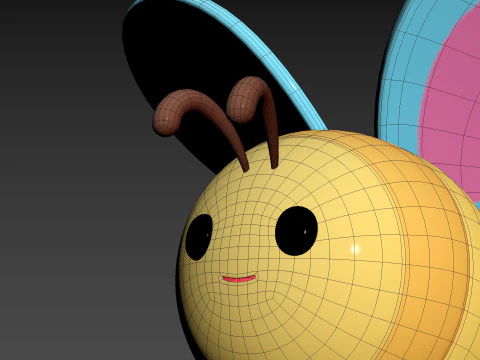 Character328 Butterfly 3D Model