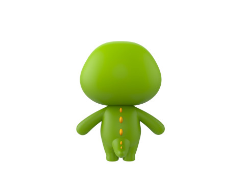 Character329 Rigged Crocodile 3D Model