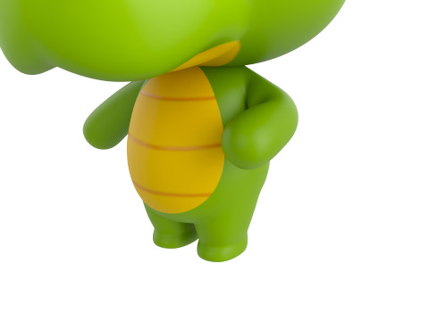 Character329 Rigged Crocodile 3D Model