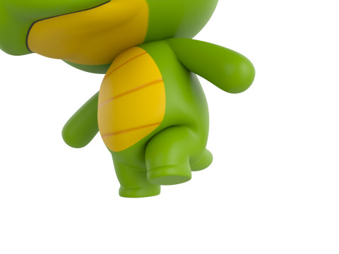 Character329 Rigged Crocodile 3D Model