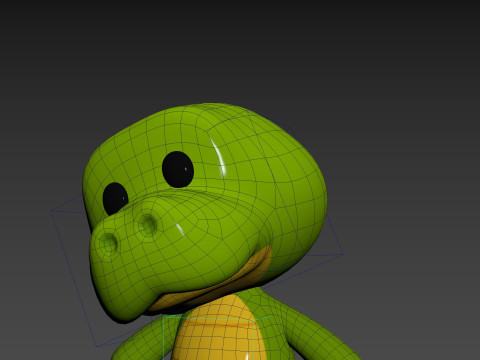 Character329 Rigged Crocodile 3D Model