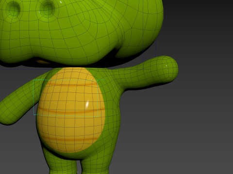 Character329 Rigged Crocodile 3D Model