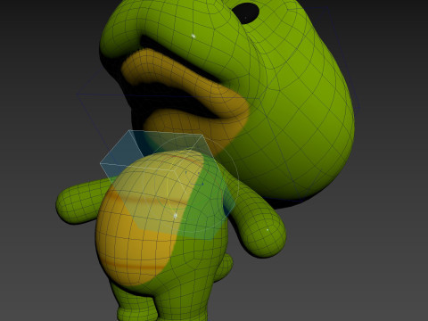 Character329 Rigged Crocodile 3D Model