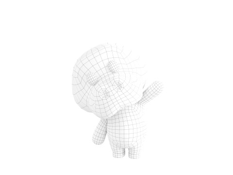 Character329 Rigged Crocodile 3D Model