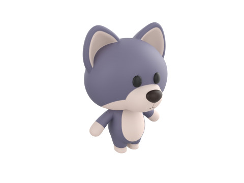 Character330 Rigged Wolf Modelo 3D