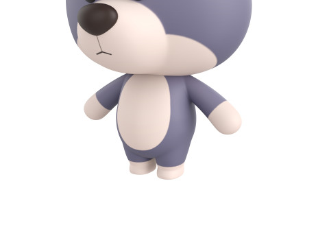 Character330 Rigged Wolf Modelo 3D