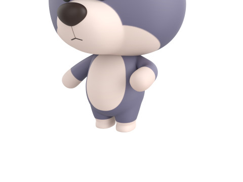 Character330 Rigged Wolf Modelo 3D