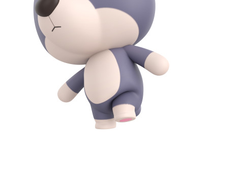 Character330 Rigged Wolf Modelo 3D