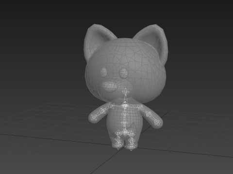Character330 Rigged Wolf Modelo 3D