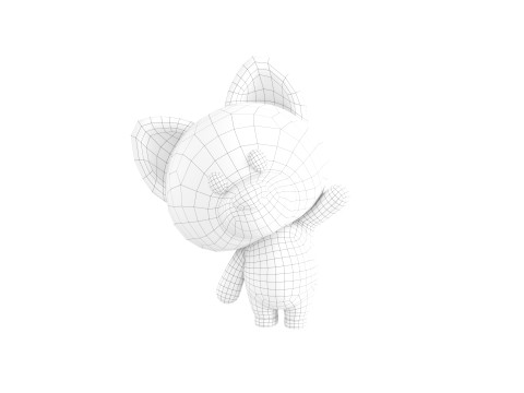 Character330 Rigged Wolf Modelo 3D