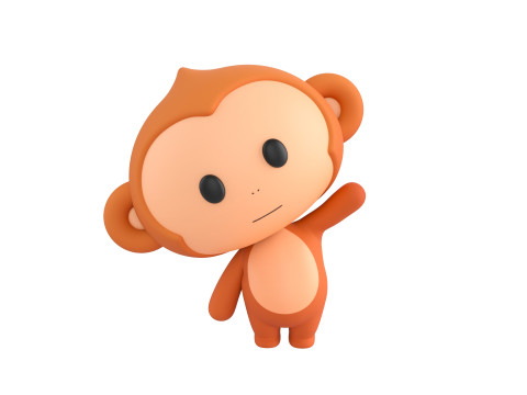 Character331 Rigged Monkey 3D 모델