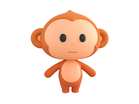 Character331 Rigged Monkey 3D मॉडल
