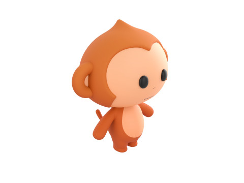 Character331 Rigged Monkey 3D मॉडल