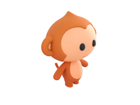 Character331 Rigged Monkey 3D Model