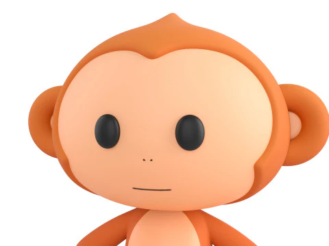 Character331 Rigged Monkey 3D Model