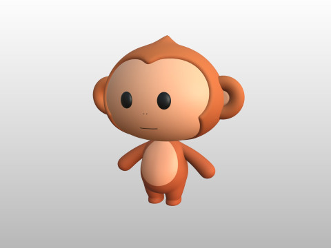Character331 Rigged Monkey 3D मॉडल