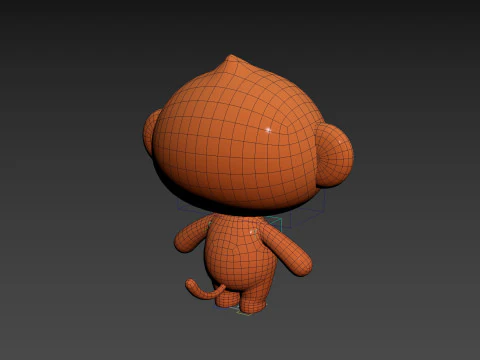 Character331 Rigged Monkey 3D Model