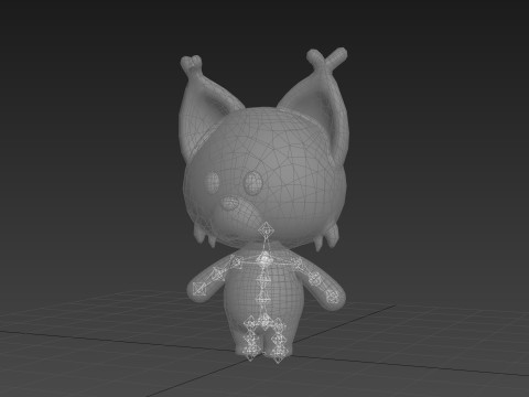Character332 Rigged Lynx 3D Model