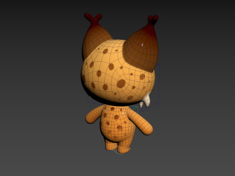Character332 Rigged Lynx 3D Model