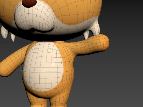 Character332 Rigged Lynx 3D Model