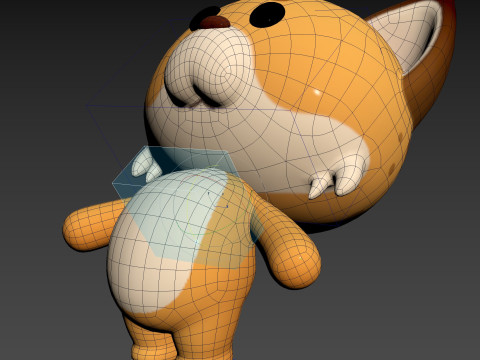 Character332 Rigged Lynx 3D Model