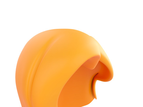Prop312 Women Hair Modello 3D