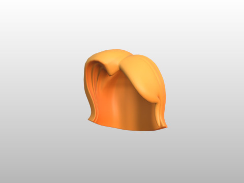 Prop312 Women Hair Modello 3D