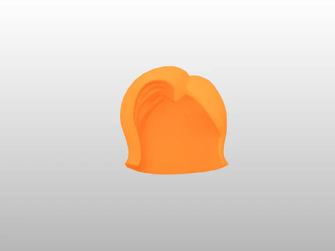 Prop312 Women Hair 3D Model