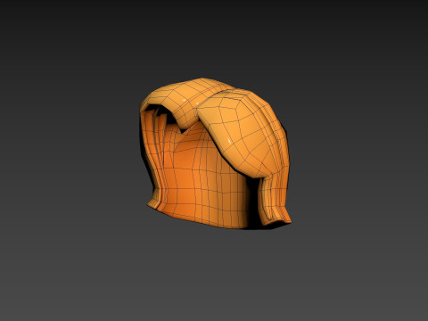 Prop312 Women Hair Modello 3D