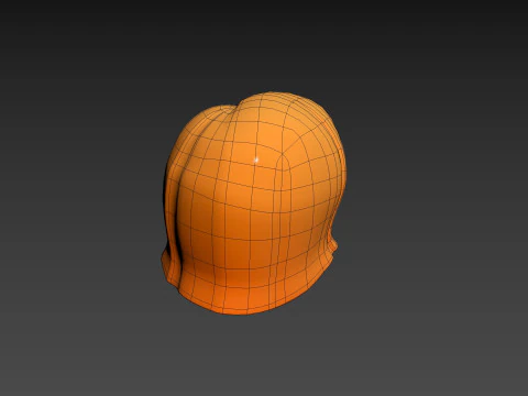 Prop312 Women Hair 3D Model