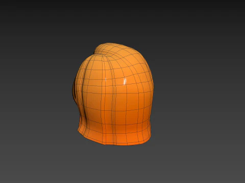 Prop312 Women Hair 3D Model