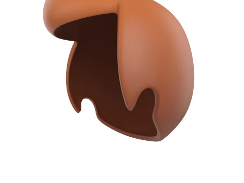 Prop313 Man Hair 3D Model