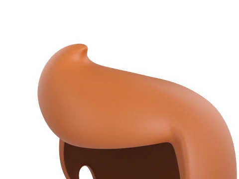 Prop313 Man Hair 3D Model
