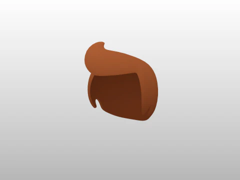 Prop313 Man Hair 3D Model