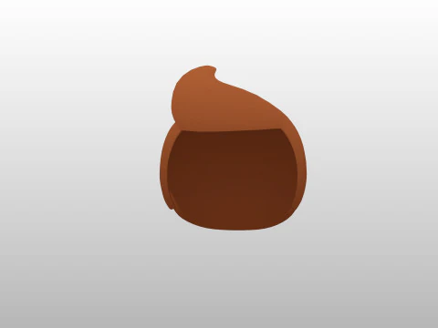 Prop313 Man Hair 3D Model