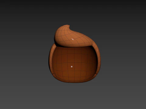 Prop313 Man Hair 3D Model