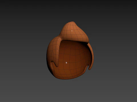 Prop313 Man Hair 3D Model
