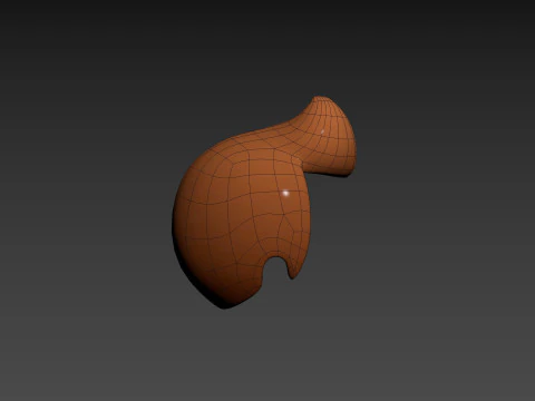 Prop313 Man Hair 3D Model