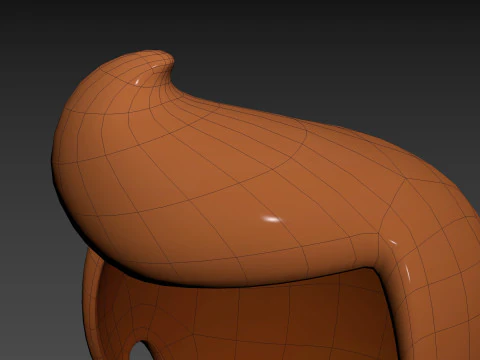 Prop313 Man Hair 3D Model