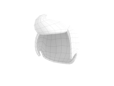 Prop313 Man Hair 3D Model