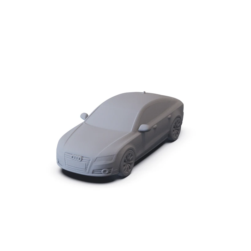 A7 Sportback 2011 PRE-SUPPORTED 3D Model .c4d .max .obj .3ds .fbx .stl .blend