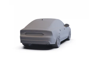 A7 Sportback 2011 PRE-SUPPORTED 3D Model