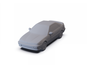 Acura Integra Coupe 1991 PRE-SUPPORTED Modèle 3D