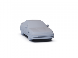 Acura Integra Coupe 1991 PRE-SUPPORTED 3Dモデル