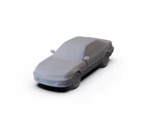 Acura Integra Sedan 1990 PRE-SUPPORTED 3D Model
