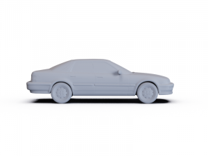 Acura Integra Sedan 1990 PRE-SUPPORTED Modello 3D