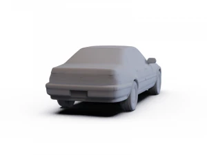Acura Integra Sedan 1990 PRE-SUPPORTED 3D Model