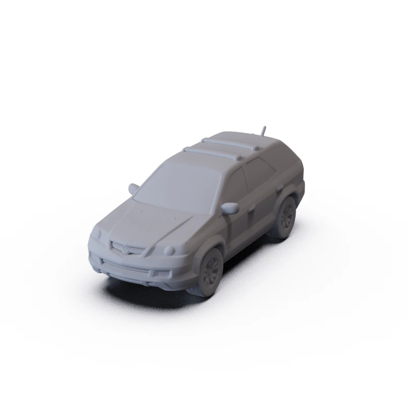 Acura MDX 2003 PRE-SUPPORTED 3D Model .c4d .max .obj .3ds .fbx .stl .blend 