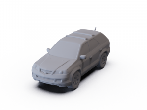 Acura MDX 2003 PRE-SUPPORTED Model 3D